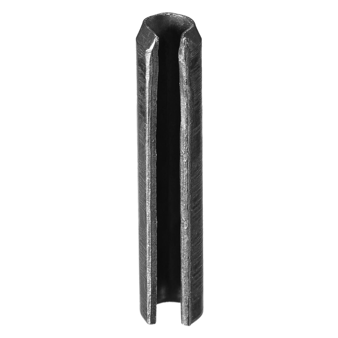 uxcell Uxcell 4.4mm x 20mm Dowel Pin Carbon Steel Split Spring Roll Shelf Support Pin Fasten Hardware Black 20 Pcs