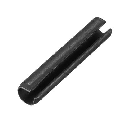 Harfington Uxcell 3.3mm x 16mm Dowel Pin Carbon Steel Split Spring Roll Shelf Support Pin Fasten Hardware Black 30 Pcs