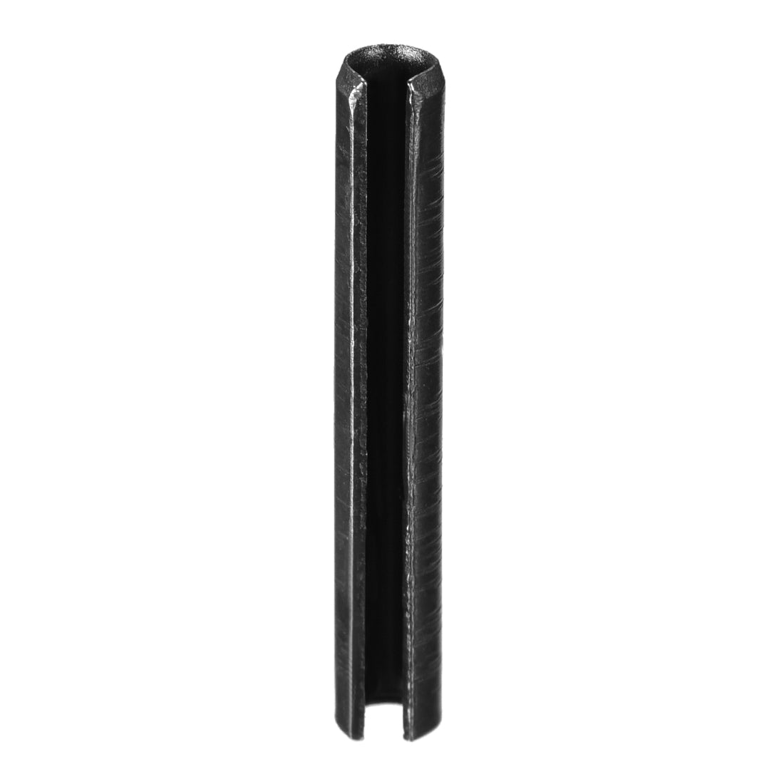 uxcell Uxcell 3.3mm x 22mm Dowel Pin Carbon Steel Split Spring Roll Shelf Support Pin Fasten Hardware Black 20 Pcs