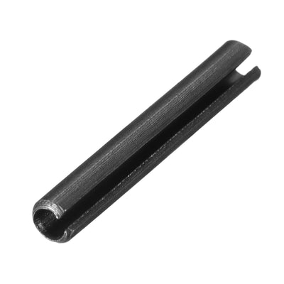 Harfington Uxcell 2.3mm x 14mm Dowel Pin Carbon Steel Split Spring Roll Shelf Support Pin Fasten Hardware Black 30 Pcs