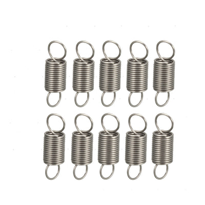 Harfington Uxcell Extended Tension Spring Wire Diameter 0.012", OD 0.12", Free Length 0.39" 10pcs