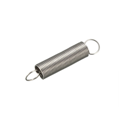 Harfington Uxcell Extended Tension Spring Wire Diameter 0.016", OD 0.2", Free Length 0.98" 5pcs