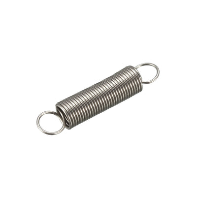 Harfington Uxcell Extended Tension Spring Wire Diameter 0.031", OD 0.31", Free Length 2.36" 5pcs