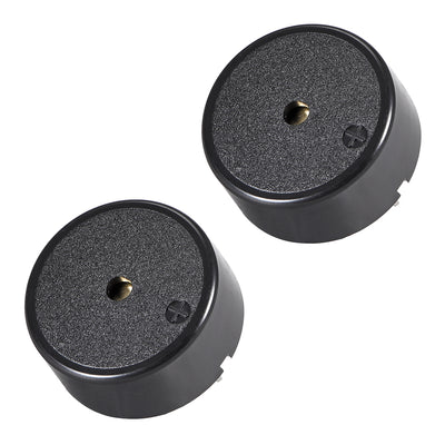 Harfington Uxcell 2 Pcs DC 12V Active Electronic Buzzer Alarm Beeper Continuous Sound 90dB Speaker 2 Terminals