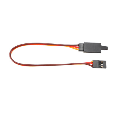 Harfington Uxcell 10Pcs 150mm Servo Extension Cable Anti-reverse Plug 60 Core RC Futaba Lock