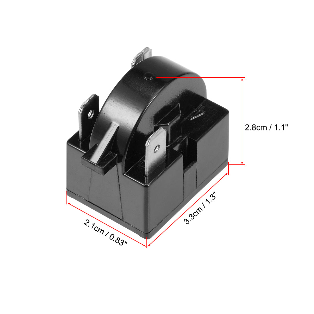 uxcell Uxcell 22 Ohm 3 Pin Refrigerator  Starter Relay