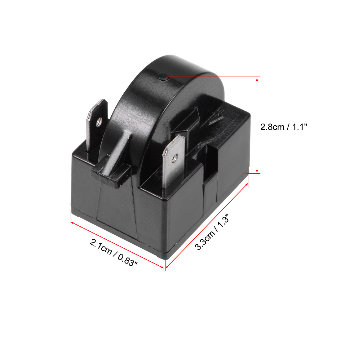 uxcell Uxcell 2 Pcs 15 Ohm 2 Pin Refrigerator PTC Starter Relay