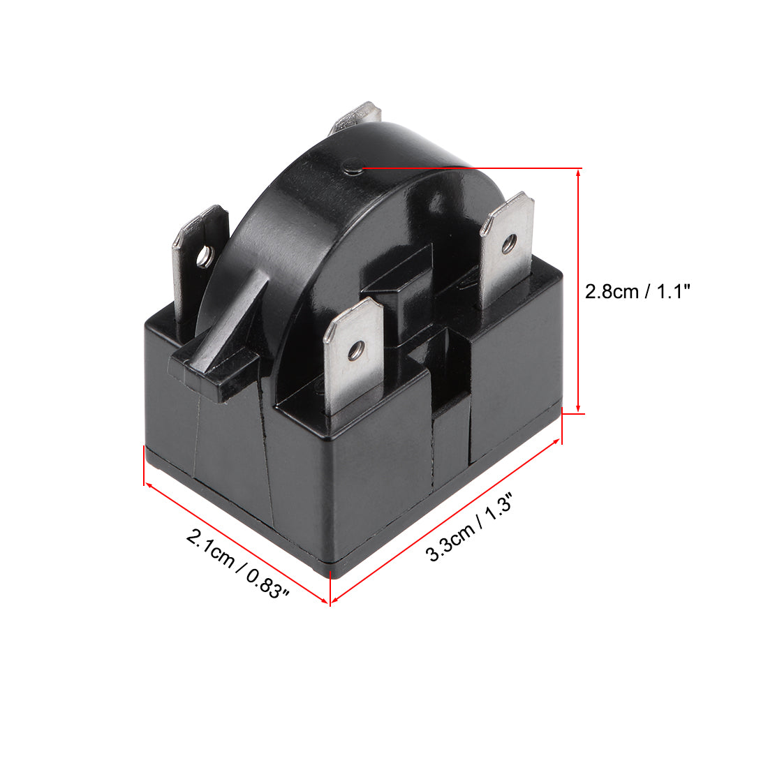 uxcell Uxcell 22 Ohm 4 Pin Refrigerator PTC Starter Relay