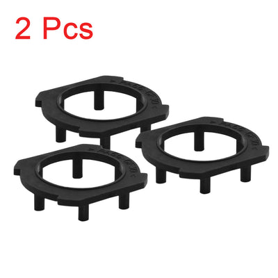 Harfington 3pcs Black Plastic Car H7 Headlight Holder Base Retainer for Mazda