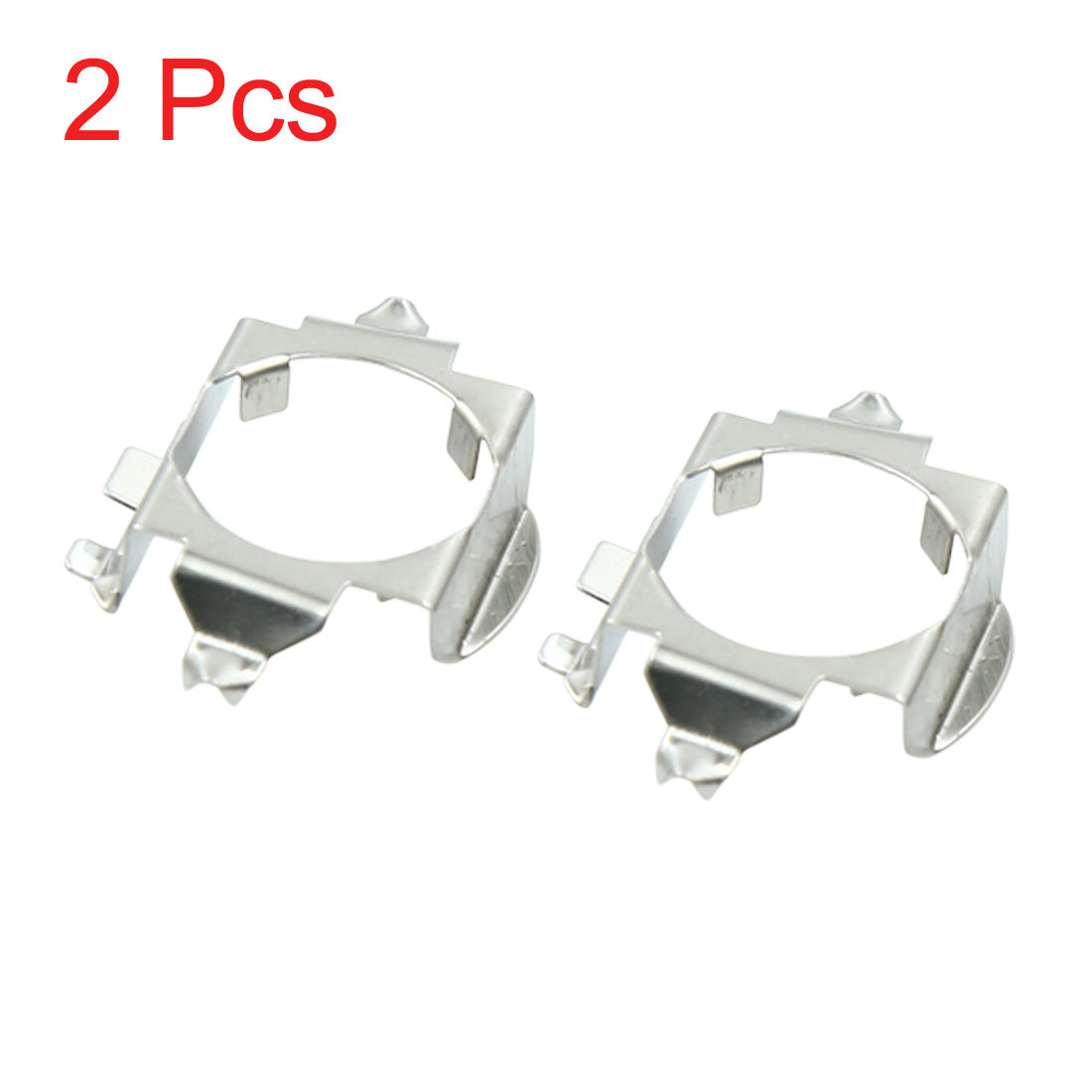 X AUTOHAUX 2pcs Silver Tone Metal H7 Headlight Holder Retainer for Mercedes-Benz B-Class