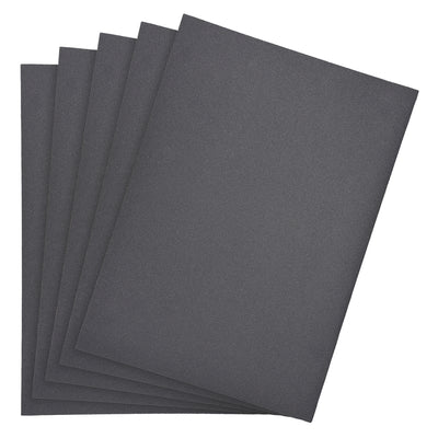 Harfington Uxcell Waterproof Sandpaper, Wet Dry Sand Paper Grit of 500, 11 x 9inch 5pcs
