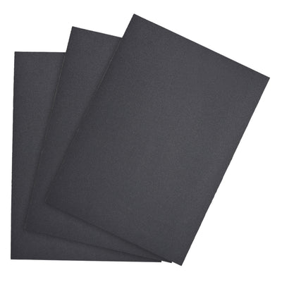Harfington Uxcell Waterproof Sandpaper, Wet Dry Sand Paper Grit of 320, 11 x 9inch 3pcs