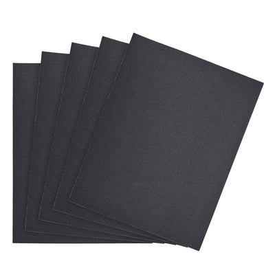 Harfington Uxcell Waterproof Sandpaper, Wet Dry Sand Paper Grit of 220, 11 x 9inch 5pcs