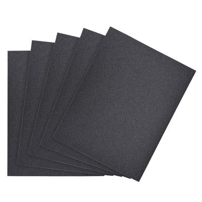 Harfington Uxcell Waterproof Sandpaper, Wet Dry Sand Paper Grit of 120, 11 x 9inch 5pcs