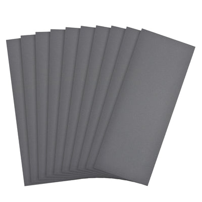 Harfington Uxcell Waterproof Sandpaper, Wet Dry Sand Paper Grit of 2000, 9 x 3.7inch 10pcs