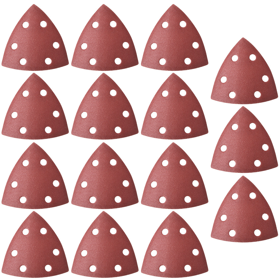 uxcell Uxcell Triangle Detail Sander Sandpaper,Sanding Paper,6 Hole 40 Grits 15pcs