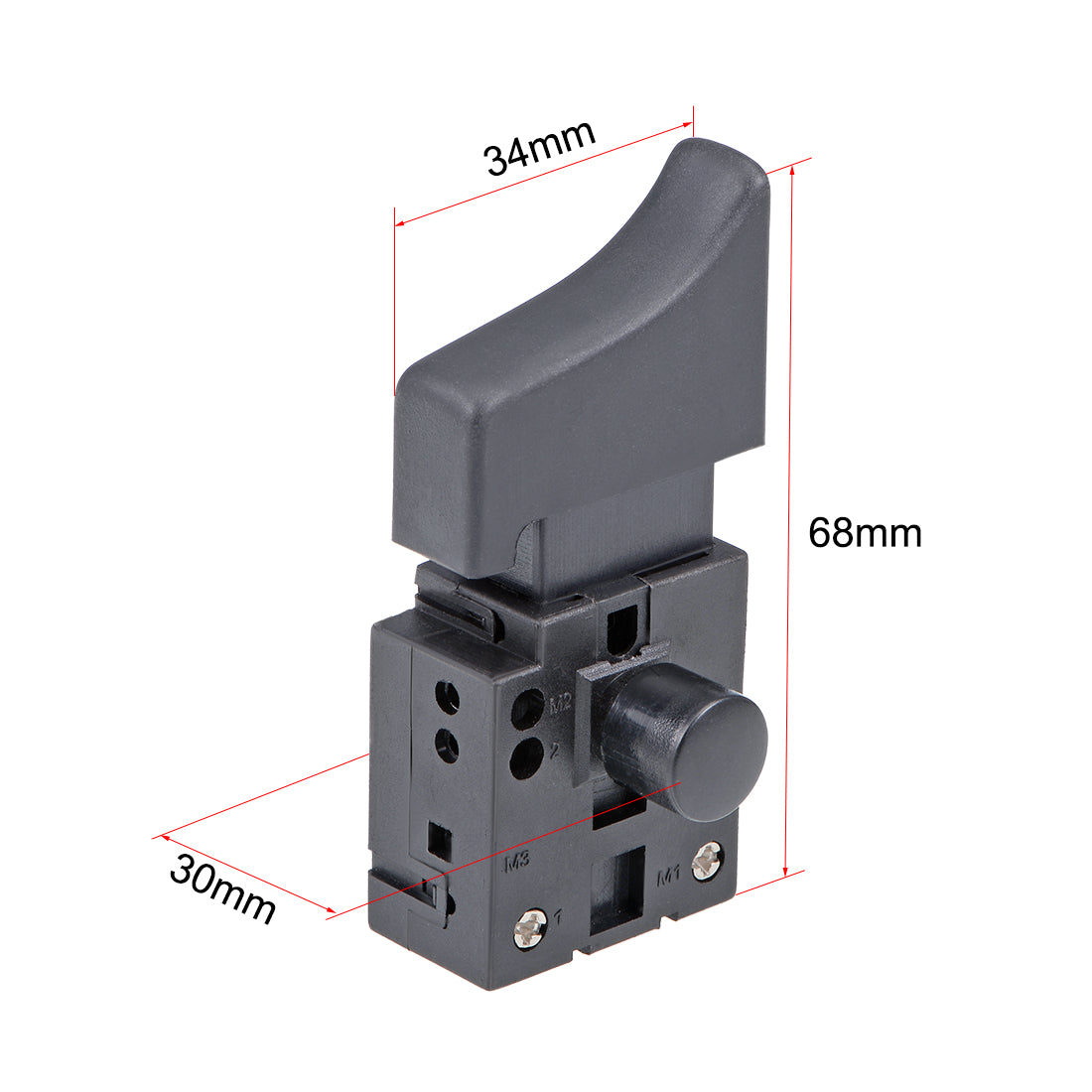 uxcell Uxcell Auslöseschalter Auslöser f FA2-4/IBE Elektrobohrhammer 250V-6A Drehzahlschalter