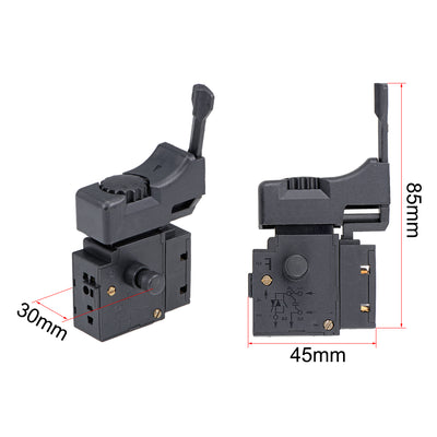 Harfington Uxcell Auslöseschalter Auslöser FA2-6/IBEK Elektro Bohrhammer 250V-6A Drehzahlschalter