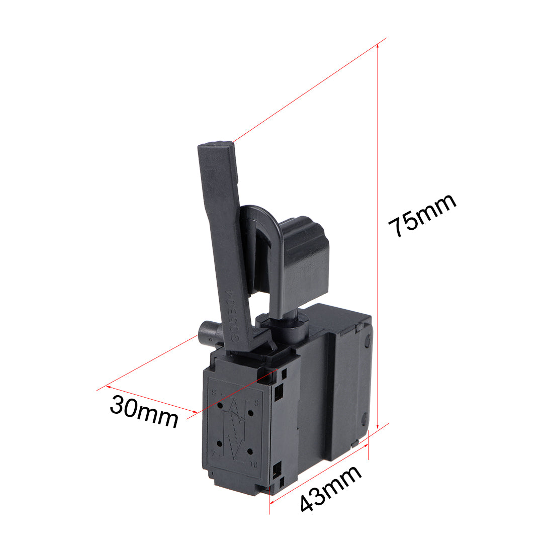 uxcell Uxcell Auslöseschalter für FA5-6/IBEK Elektrischen Bohrhammer 250V-6A Drehzahlschalter