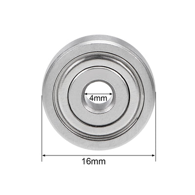 Harfington Uxcell Deep Groove Ball Bearings Double Shielded Stainless Steel