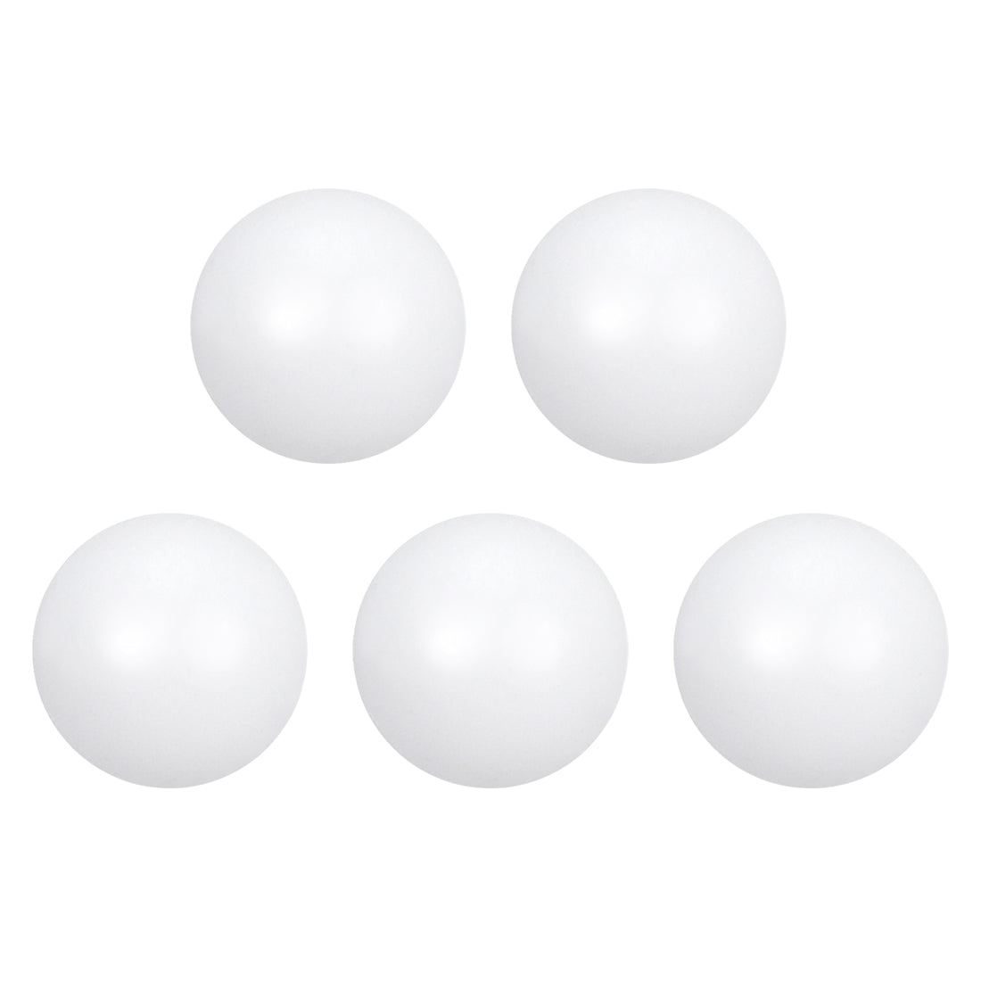 uxcell Uxcell PTFE Ball, 4mm Diameter, Ground Finish, Diaphragm Pneumatic Pump White, 5pcs