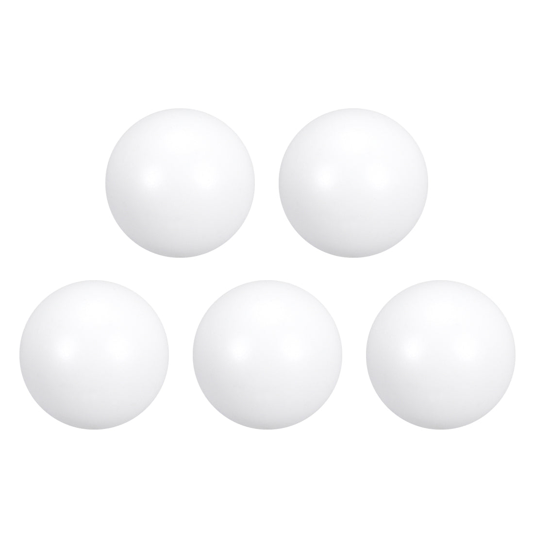 uxcell Uxcell PTFE Ball, 9mm Diameter, Ground Finish, Diaphragm Pneumatic Pump White, 5pcs