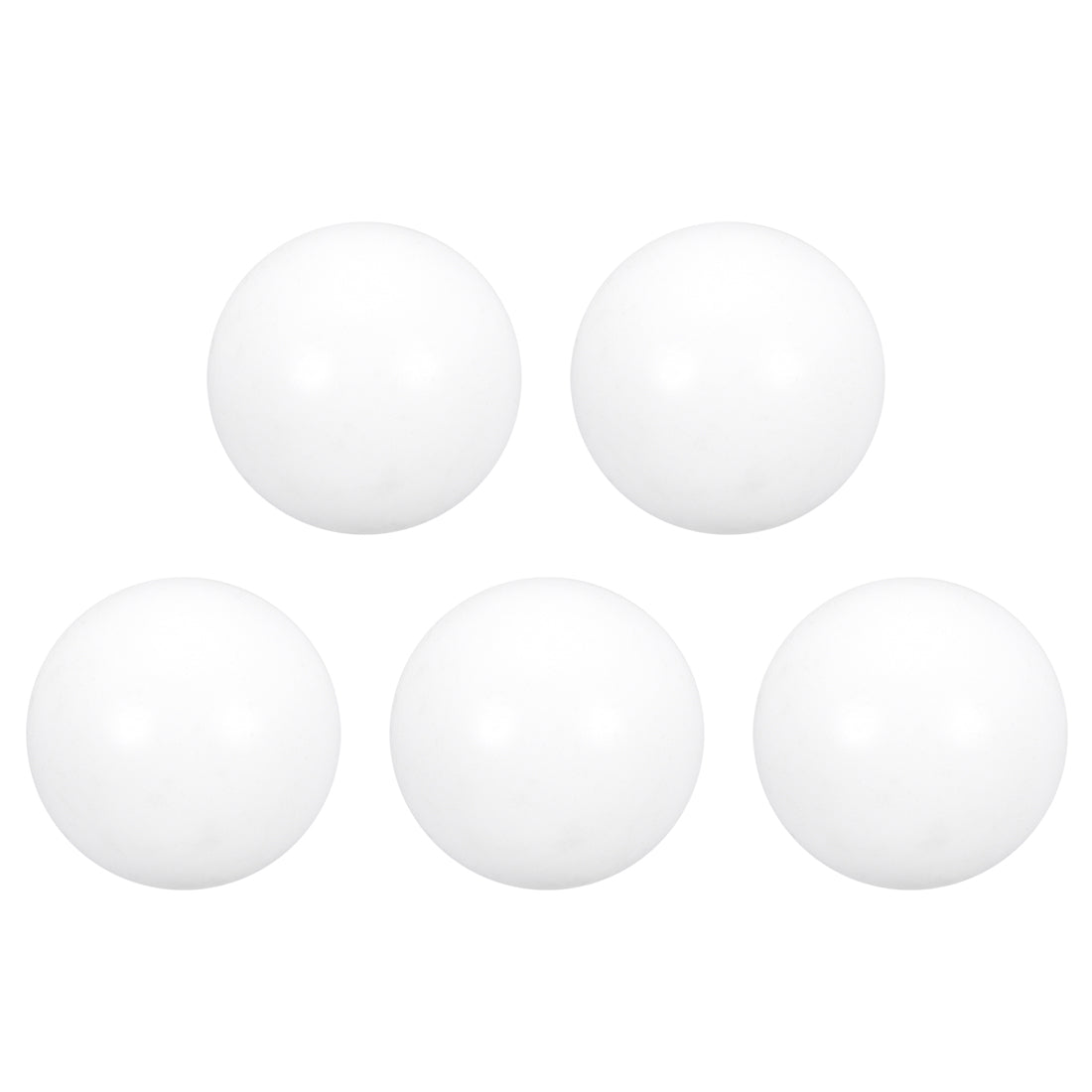 uxcell Uxcell PTFE Ball, 15mm Diameter, Ground Finish, Diaphragm Pneumatic Pump White, 5pcs