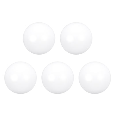 Harfington Uxcell PTFE Ball, 18mm Diameter, Ground Finish, Diaphragm Pneumatic Pump White, 5pcs