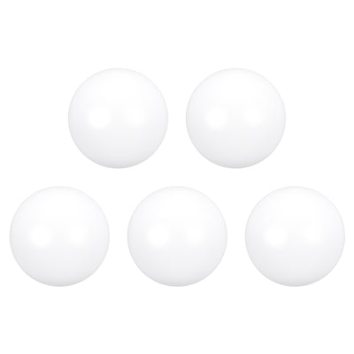 Harfington Uxcell PTFE Ball, 19mm Diameter, Ground Finish, Diaphragm Pneumatic Pump White, 5pcs