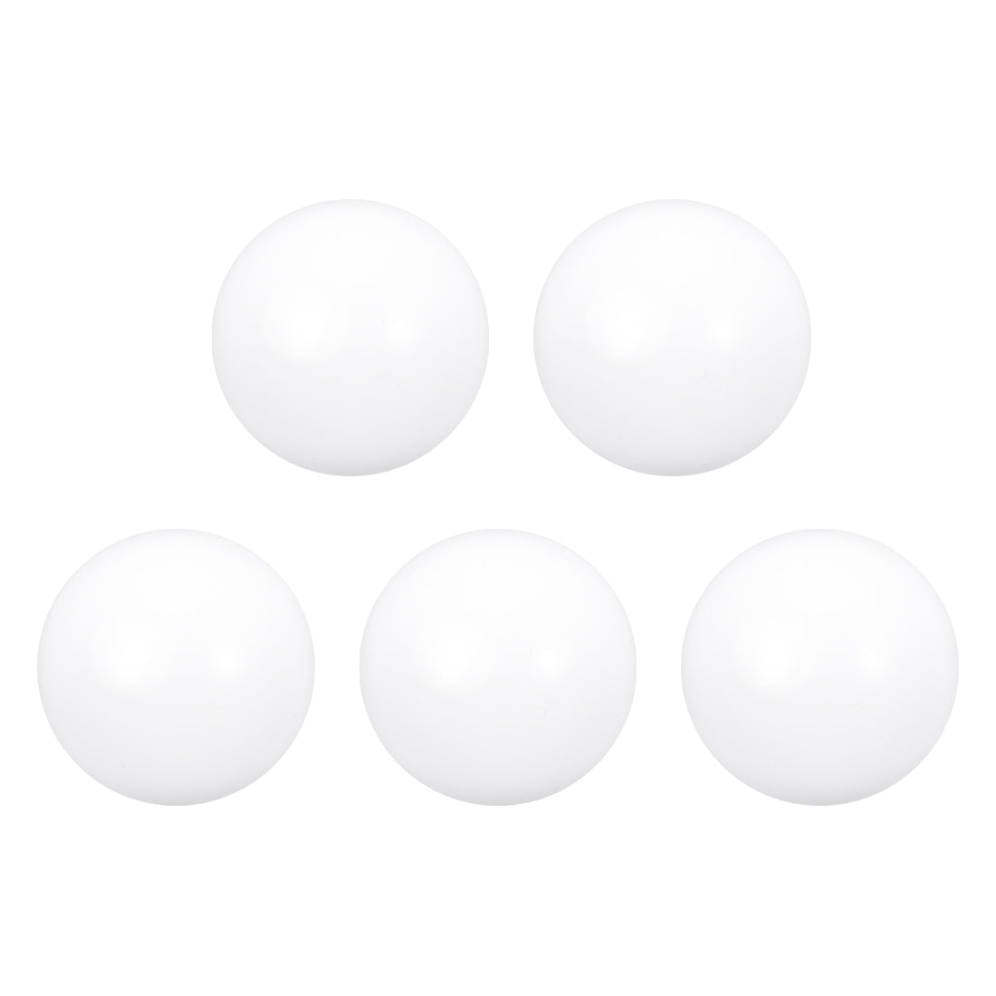 uxcell Uxcell PTFE Ball, 25mm Diameter, Ground Finish, Diaphragm Pneumatic Pump White, 5pcs