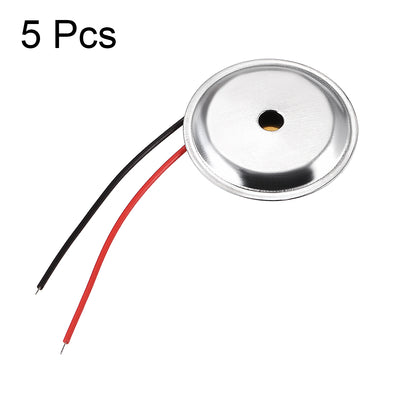 Harfington Uxcell 5Pcs Piezo Discs 27mm Acoustic Pickup Transducer Microphone Trigger Buzzer CBG Guitar