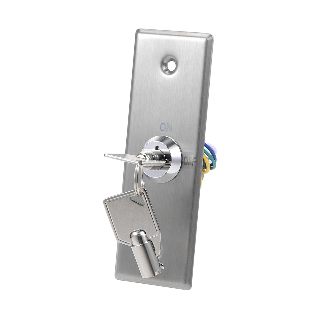 uxcell Uxcell Key Switch Lock On/Off Exit Door Lock Emergency Door Release SPST with 2 Keys