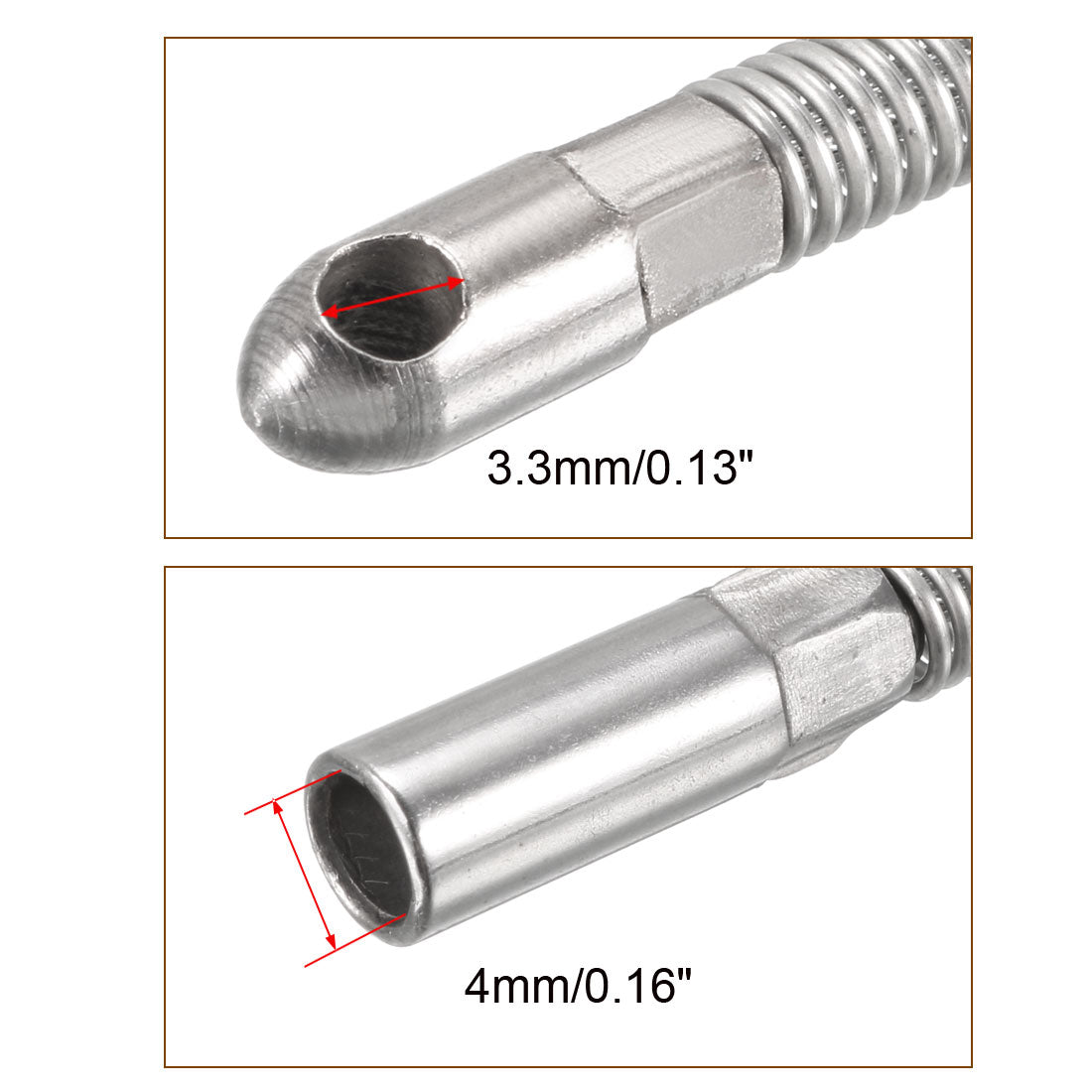 uxcell Uxcell 5 STÜCKE 107mm Flexible Fisch Band Leader Wire Puller für 4mm Draht Einfädler