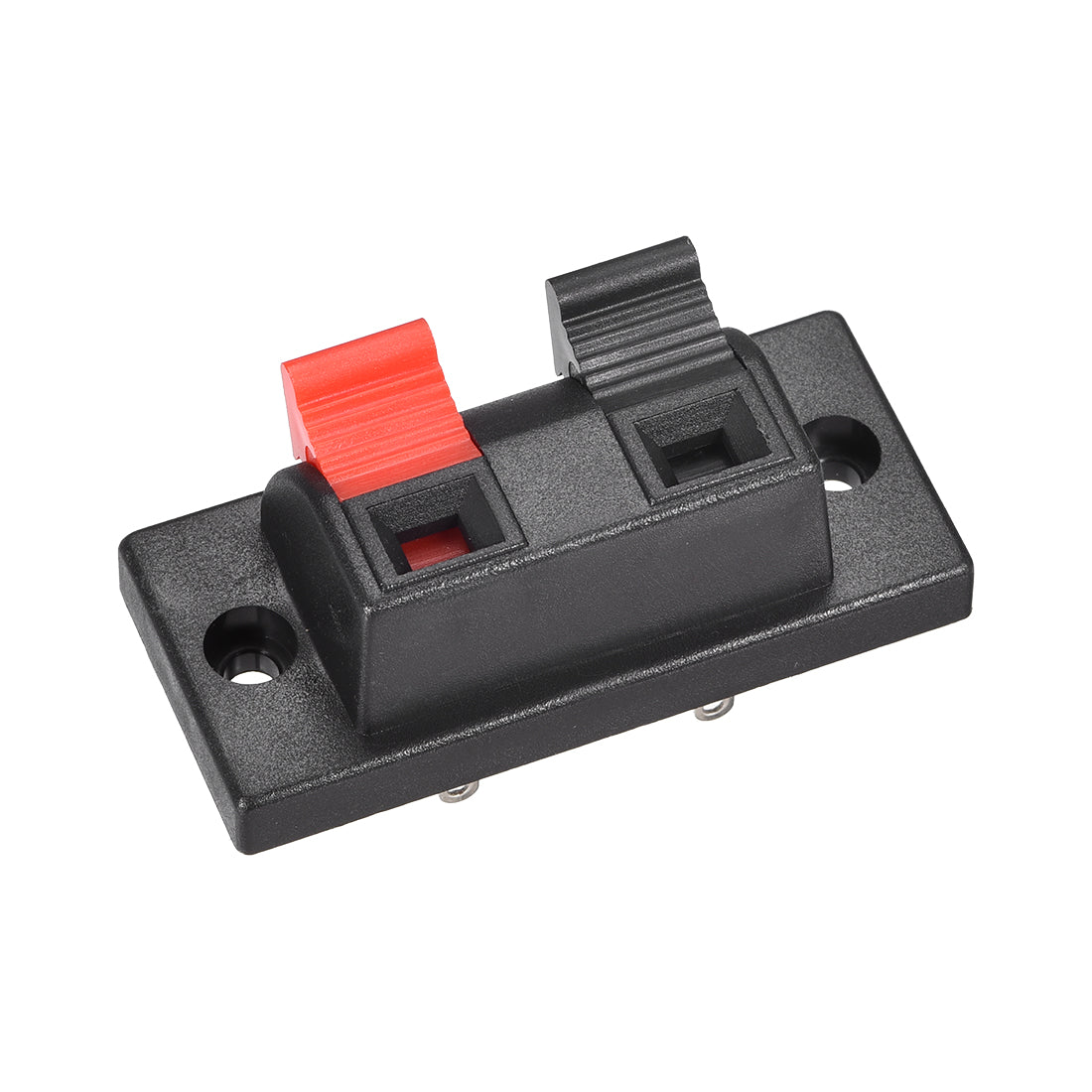 uxcell Uxcell 2 Way Spring Speaker Terminal Clip Push Release Connector Audio Cable Terminals Strip Block WP2-10