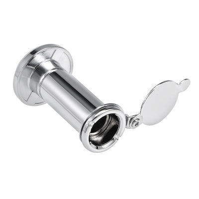 Harfington Uxcell Brass Door Viewer for 35mm-55mm Doors, Polished Chrome Finish