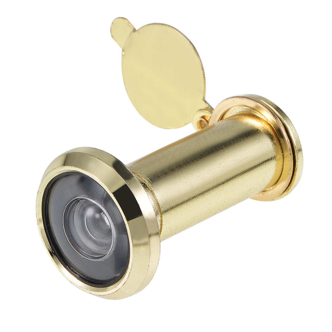 uxcell Uxcell Brass Door Viewer for 35mm-55mm Doors, Polished Gold Finish