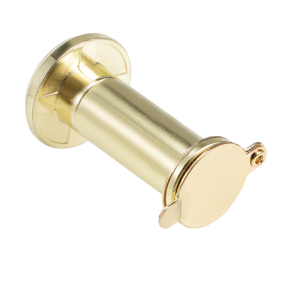 uxcell Uxcell Brass Door Viewer for 35mm-55mm Doors, Polished Gold Finish, 2 Pcs