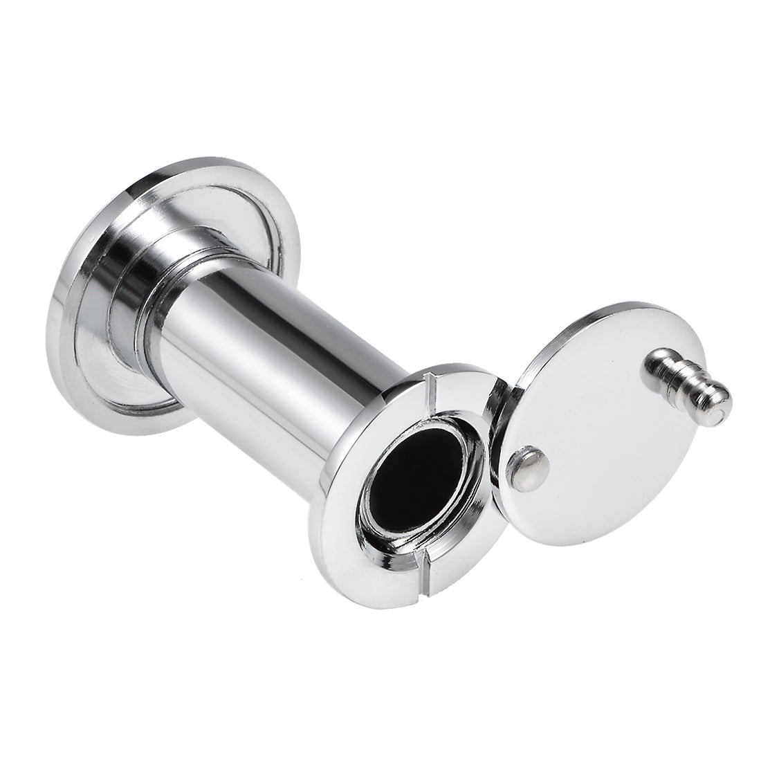 uxcell Uxcell Brass Door Viewer for 35mm-60mm Doors, Polished Chrome Finish