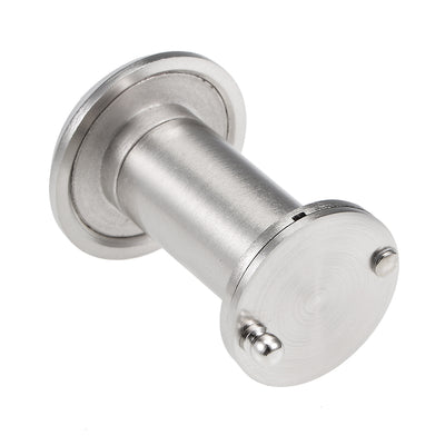 Harfington Uxcell Brass Door Viewer for 35mm-60mm Doors, Brushed Satin Chrome Finish, 2 Pcs