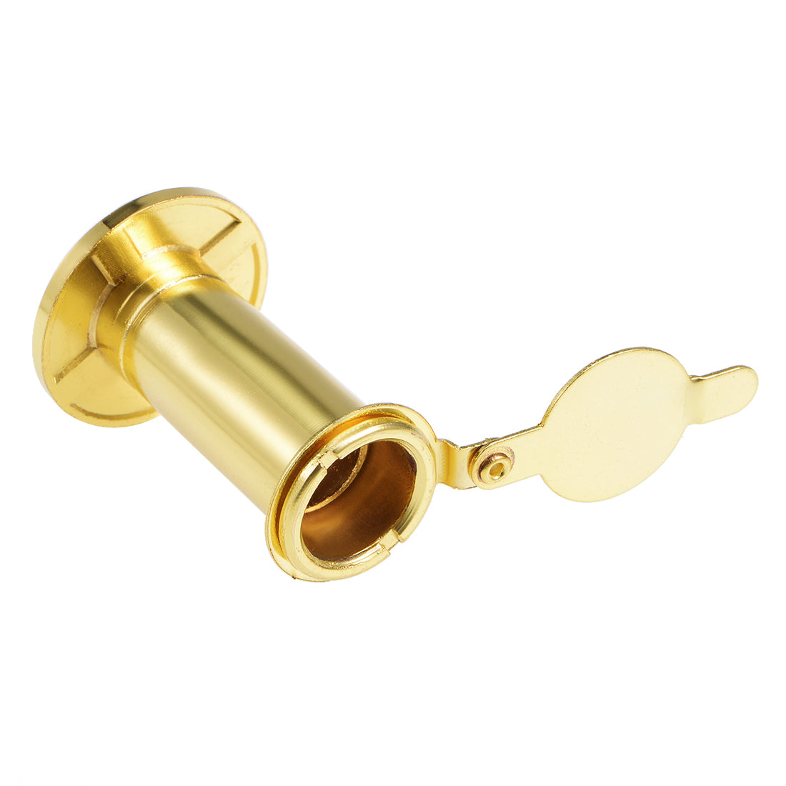 uxcell Uxcell Brass Door Viewer Peephole for 37mm-55mm Doors, Polished Gold Finish