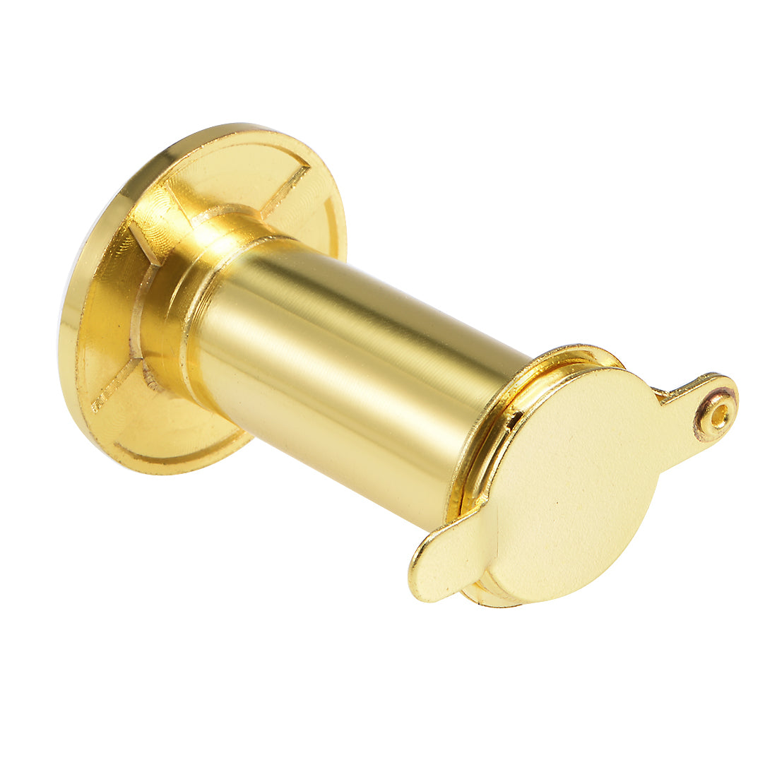 uxcell Uxcell Brass Door Viewer Peephole for 37mm-55mm Doors, Polished Gold Finish