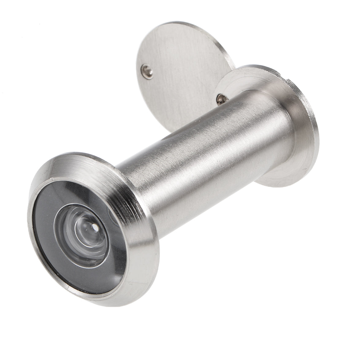 uxcell Uxcell Brass Door Viewer Peephole for 55mm-90mm Doors, Brushed Satin Chrome Finish