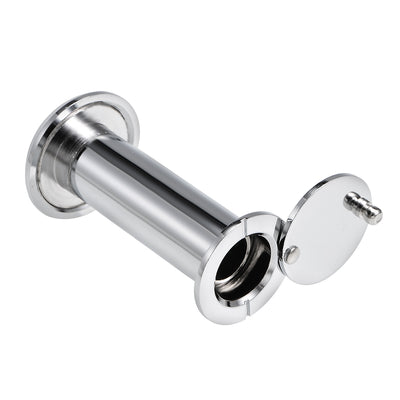 Harfington Uxcell Brass Door Viewer Peephole for 55mm-90mm Doors, Polished Chrome Finish