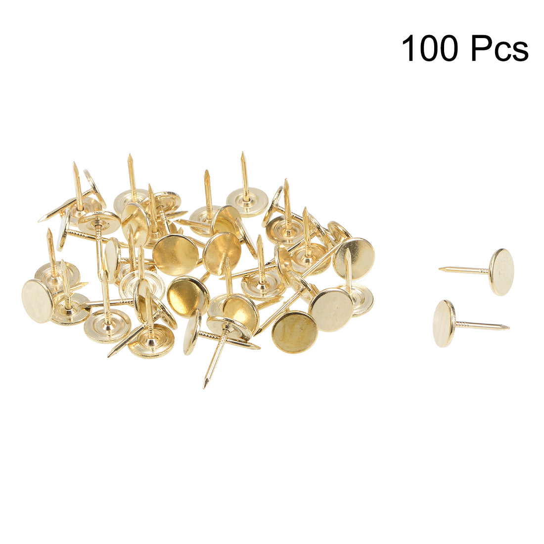 uxcell Uxcell Upholstery Nails Tacks Flat Head Furniture Nails Pin 100 Pcs