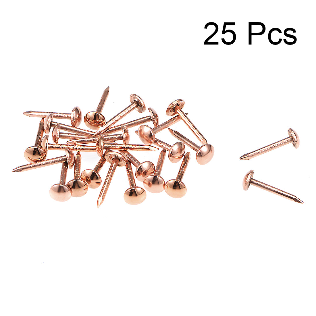 uxcell Uxcell Upholstery Nails Tacks Antique Round Thumb Push Pin 25 Pcs