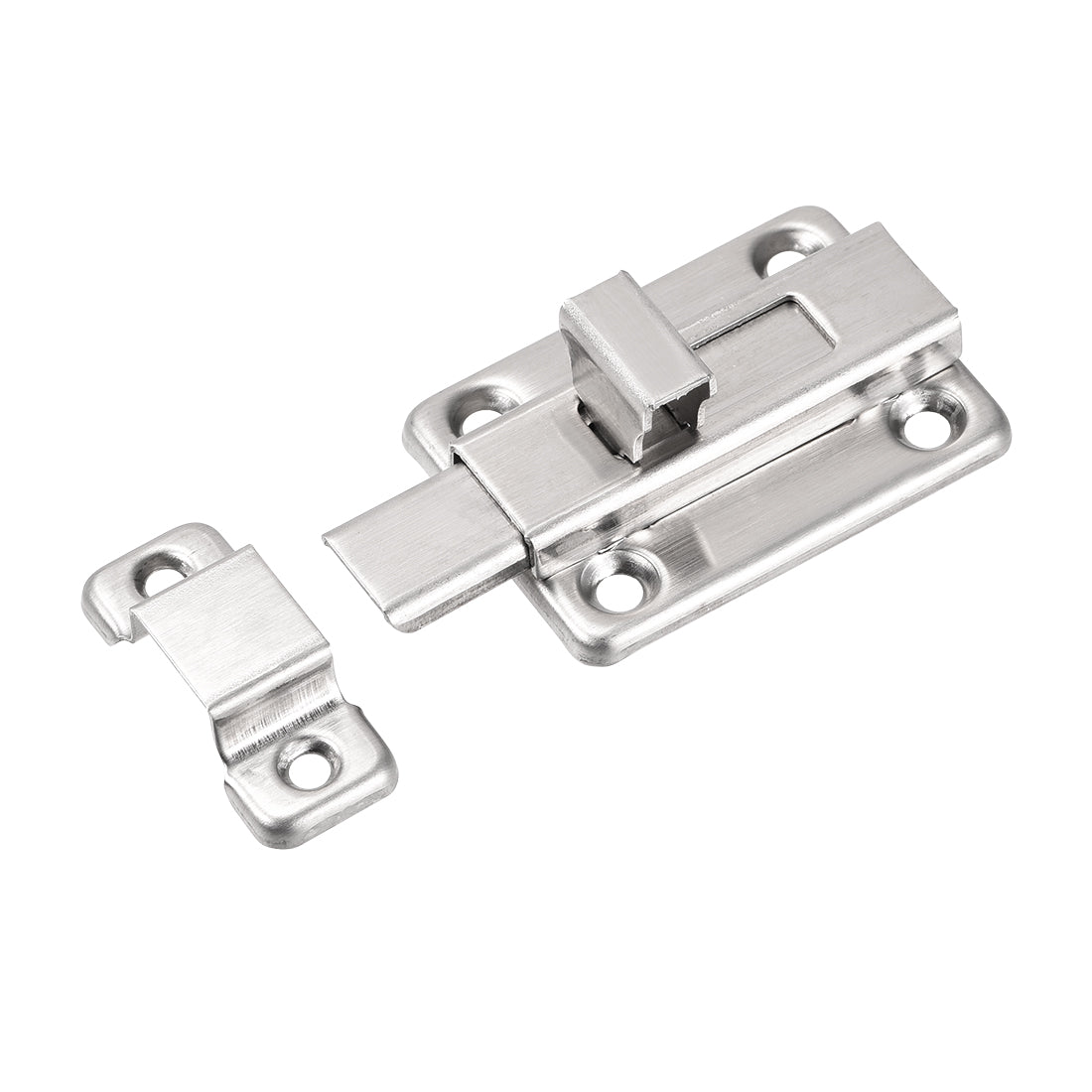 uxcell Uxcell Sliding Lock Barrel Bolt, 2-inch Stainless Steel Door Latch