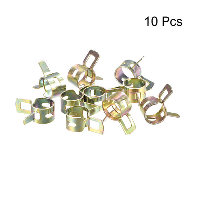 Harfington Uxcell 10mm Silicone Vacuum Hose Pipe Clamp Low Pressure Air Clip Clamp 10pcs