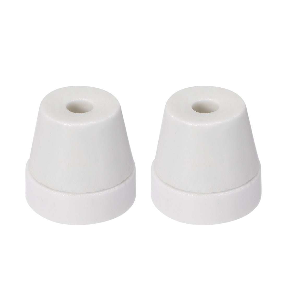 uxcell Uxcell 6.3mm Dia Ceramic Tapered Insulators Beads Alumina Porcelain Stepped Insulator for Heating Wire 2 Pcs