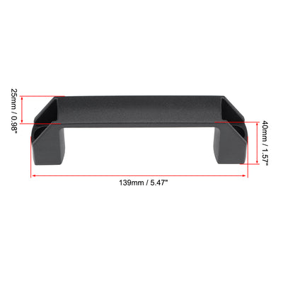 Harfington Uxcell Plastic Pull Handles 139mm Length Luggage Case Mechanical Equipment 10Pcs