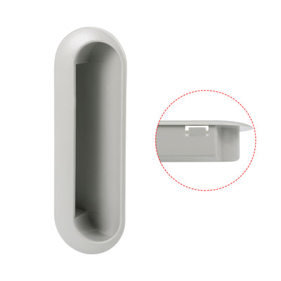 Harfington Uxcell Flush Pull Finger Insert Recessed Cabinet Door Handles 120mm x 40mm x 21mm 5Pcs